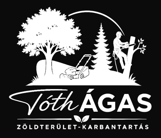 Tóth Ágas logó, sötét háttéren