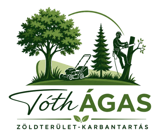 Tóth Ágas logó, világos háttéren
